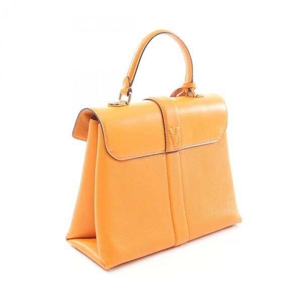 LOUIS VUITTON Rose des Vents PM Handbag Leather Calfskin Women's Orange M53818 - Picture 3 of 10